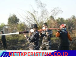 Lawan Karhutla, Danlanal Banjarmasin Bersama Forkopimda Kalsel Turun Langsung ke Hutan Lindung Kurnia