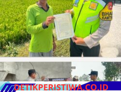 Saat Binmas Polres Oku Timur Rutin Melaksanakan Kegiatan Harian Pengecekan Karhutla