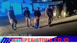 Pererat Sinergi dalam Menjaga Kondusifitas pada Malam Hari, Polsek Bebandem Gelar KRYD Patroli Dialogis