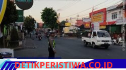 Dengan Sepenuh Hati Anggota Lantas Polres Karangasem Rutin Lakukan Gatur Pagi, di Simpang Tiga BTN Taman Asri Karangasem