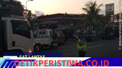 Tingkatkan Keamanan dan Pastikan Kelancaran Pemdistribusian, Sat Lantas Polres Karangasem Lakukan Gatur Lalin di Kawasan Pertamina Subagan