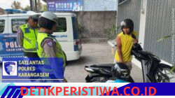 Tekan Pengguaan Knalpot Brong, Unit Kamsel Berikan Teguran Tertulis dan Wajibkan Pengendara Ganti Knalpot Standar kepada Pengguna Knalpot Brong 