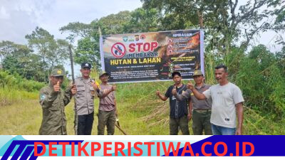 Cegah Karhutla, Polres Aceh Tengah Perkuat Sosialisasi hingga Pasang Spanduk