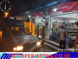 Cegah Aksi Kejahatan pada Malam Hari, Polsek Bebandem Intensifkan Giat Blue Light Patrol di Jalur Rawan dan Pemukiman penduduk 