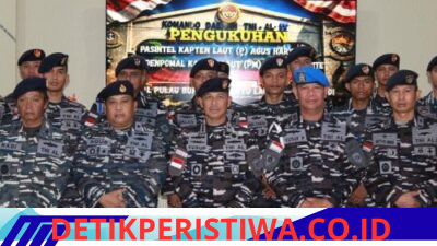 Danlanal Ranai Kukuhkan Jabatan Pasintel, Dandenpomal, dan Komandan KAL Pulau Bungaran