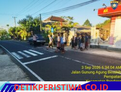 Polsek Rendang Rutin Lakukan Pos Keselamatan Strong Point, Atensi Kegiatan Masyarakat dan para Pelajar 