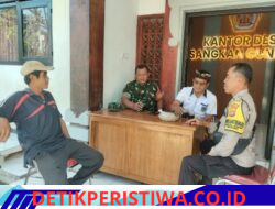 Melalui Sambang Cooling System,  Bhabinkamtibmas Desa Sangkan Gunung Ngopi Bareng Bersama Warga 