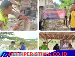 Polres Oku Timur Melaksanakan Giat Pencegahan Dan Himbauan Karhutla Kepada Masyarakat