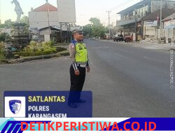Utamakan Keselamatan Pejalan Kaki, Unit Turjawali Sat Lantas Rutin Lakukan Gatur Lalin di Pos 3 Patung Salak Jasri