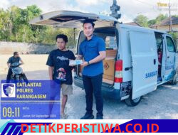 Melalui Mobil SAMSAT Keliling, Sat Lantas Karangasem Jemput Bola Berikan Kemudahan Masyarakat Membayar Pajak Kendaraan 