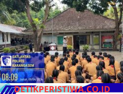 Melalui Program Police Goes To School” Safety Riding Sat Lantas Polres Karangasem Berikan Pemahaman Etika dalam Berkendara kepada Siswa Siswi SMPN 3 Amlapura