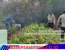 23 Hotspot Terdeteksi di Kawasan TNBS, Polsek Banyuasin II Lakukan Ground Check dan Pantau Titik Api
