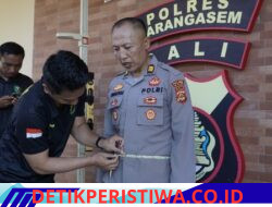 Tekan Angka Obesitas Personelnya, Polres Karangasem Gelar Gercep Tahap Pengukuran IMT 