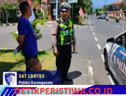 Pastikan Kamseltibcarlantas Terjaga, Unit Turjawali Sat Lantas Polres Tingkatkan Patroli Dialogis di Kawasan Jalan Raya Ngurah Rai