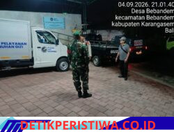 Jaga Kondusifitas Situasi Kamtibmas Wilkumnya, Polsek Bebandem Gelar Patroli Sinergitas 3 Pilar