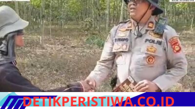 Giat Patroli Mitigasi Karhutla Dan Himbauan Tidak Membakar Hutan Dan Lahan Serta Pemasang Sepanduk Di Wilkum Polsek Buay Madang Timur Polres Oku Timur