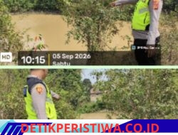 Polsek Belitang III Melaksanakan Kegiatan Mitigasi Karhutla Dan Pengecekan Embung