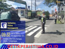 Pastikan Jalur Kawasan Wisata Lancar dan Kondusif, Sat Lantas Berikan Pengamanan di Kawasan Obyek Wisata Tirtagangga