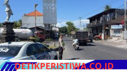 Tekan Angka Resiko Lakalantas, Unit Turjawali Sat Lantas Lakukan Gatur Lalin di Pos 3 Patung Salak Jasri