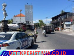 Tekan Angka Lakalantas, Unit Turjawali Sat Lantas Lakukan Gatur Lalin di Pos 3 Patung Salak Jasri