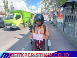 Tekan Angka Pelanggaran Lalulintas, Satlantas Polres Karangasem Berlakukan Tilang Manual kepada Pelajar Tanpa Kelengkapan Komponen