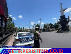 Pastikan Kelancaran Arus Lalu Lintas, Personil Sat Lantas Polres Karangasem Rutin Lakukan Gatur Lalin di Seputaran Ktl 2 Simpang Tiga Kodim