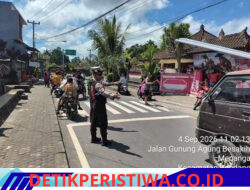 Utamakan Keselamatan Pejalan Kakidan Kalangan Pelajar, Personil Polsek Rendang Tingkatkan Pos Keselamatan Strong Point 