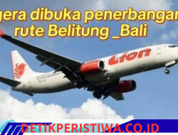 Kabar Terkini Rute Bali – Belitung Sedang Dijejaki✈️uuuu