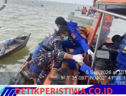 Hari Ketiga Pencarian, Pos TNI AL Selatpanjang Bersama Tim SAR Gabungan Berhasil Temukan Korban Kecelakaan Laut di Perairan Selat Air Hitam