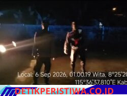 Pastikan Situasi Kamtibmas Aman dan Kondusif, Polsek Bebandem Gelar Blue Light Patrol pada Dini Hari di Sajumlah Titik Rawan