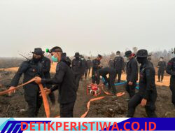 Polda Sumsel Tak Hanya Padamkan Api, Scanning Bara Gambut Dilakukan untuk Cegah Karhutla Kembali