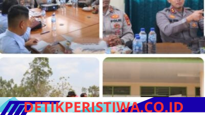 Polres Oku Timur Melaksanakan Kegiatan Monitoring Kesiapsiagaan Penanggulangan Karhutla, di PT. Musi Hutan Persada. 