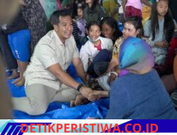 Legislator Partai Gerindra Temui Pengungsi Sinabung, Pastikan Kebutuhan Warga Segera Ditindaklanjuti