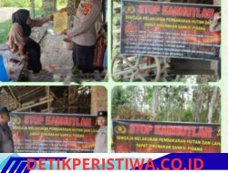 Polres Oku Timur Polda Sumsel Melalui Polsek Buay Pemuka Peliung Giat Melaksanakan Patroli Mitigasi