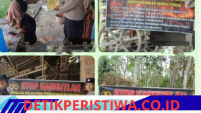 Polres Oku Timur Polda Sumsel Melalui Polsek Buay Pemuka Peliung Giat Melaksanakan Patroli Mitigasi