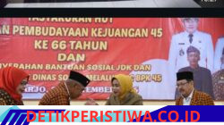 Wabup Sidoarjo Serahkan Bantuan untuk Janda Perintis Kemerdekaan dan Warakawuri