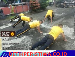 Cegah Obesitas, Personil Polsek Sidemen Laksanakan Olahraga Pagi Bersama 