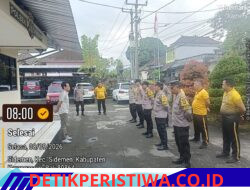 Pimpin Apel Pagi, Kanit Intelkam Polsek Sidemen Tekankan Personelnya Hindari Pinjol dan Judol