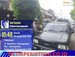 Tekan Angka Pelanggaran Lalulintas, Satlantas Polres Karangasem Berlakukan Tilang Manual