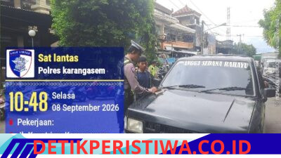 Tekan Angka Pelanggaran Lalulintas, Satlantas Polres Karangasem Berlakukan Tilang Manual