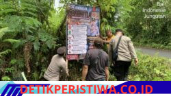 Cegah Karhutla, Polsek Bebandem Berikan Himbauan kepada Masyrakat Melalui Pemasangan Spanduk di Titik Rawan