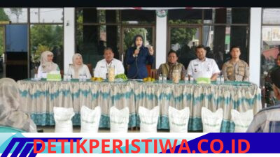 Wabup Mimik Turun Langsung Salurkan Bantuan Pangan Beras di Tiga Desa