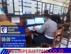 Optimalkan Layanan Publik, Sat Lantas Polres Karangasem Serahkan STNK Baru Secara Cepat, Ramah dan Transparan 
