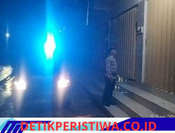 Antisipasi Gangguan Kamtibmas,  Polsek Sidemen Rutin Gelar Giat Blue Light Patrol