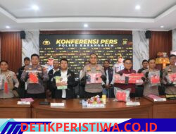 Polres Karangasem Berhasil Ungkap 9 Kasus Berbeda Sepanjang Bulan Agustus 2026, Amankan 10 Tersangka