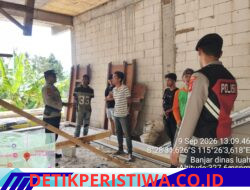 Jaga Stabilitas Keamanan Kec. Sidemen, Polsek Sidemen Gelar Kegiatan Yustisi, Periksa Identitas Buruh Proyek dan Tamu Asing