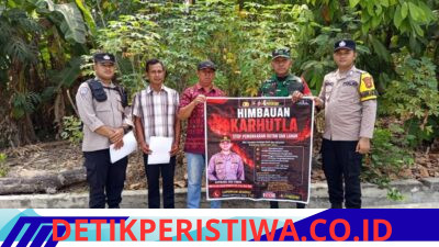 Kanit Intelkam Polsek SS III Melaksanakan Kegiatan Patroli Mitigasi Karhutla
