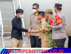 Kapolda Kalteng Bersama Forkopimda Sambut Kunjungan Kerja Wapres RI di Bumi Tambun Bungai