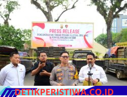 Polda Jambi Gelar Konferensi Pers, Ungkap Penertiban 22.800 Liter Minyak dan BBM