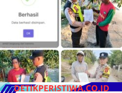 Polres Oku Timur Polda Sumsel Melalui Polsek Buay Madang Timur Melaksanakan Kegiatan Mitigasi Karhutla